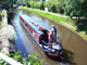 A narrow boat on the Trent and Mersey Canal.