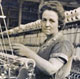 A worker ring spinning at Lilac Mill, 1940.